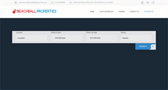 Desktop Screenshot of beachballproperties.com